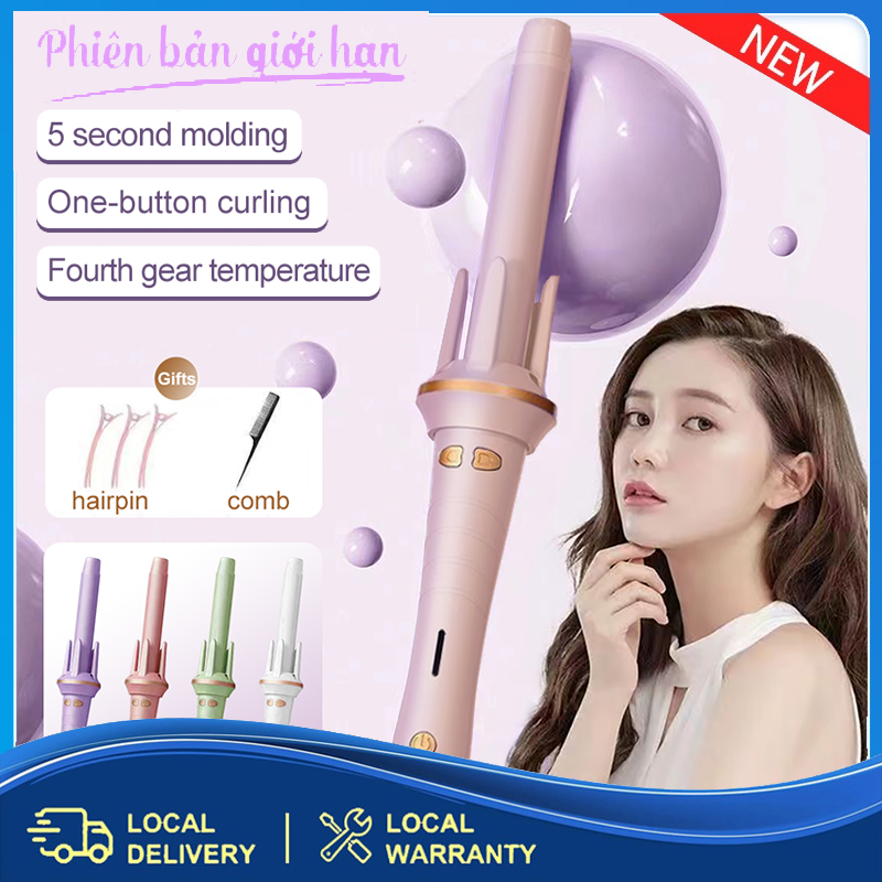 Máy uốn tóc xoăn tự động xoay 360 độ chất liệu gốm sứ đường kính uốn 28mm 32mm 3 mức điều chỉnh nhiệt- máy uốn tóc máy uốn tóc mini máy uốn tóc xoăn tự động máy uốn tóc gợn sóng máy uôn tóc máy uôn tóc xoăn tự động