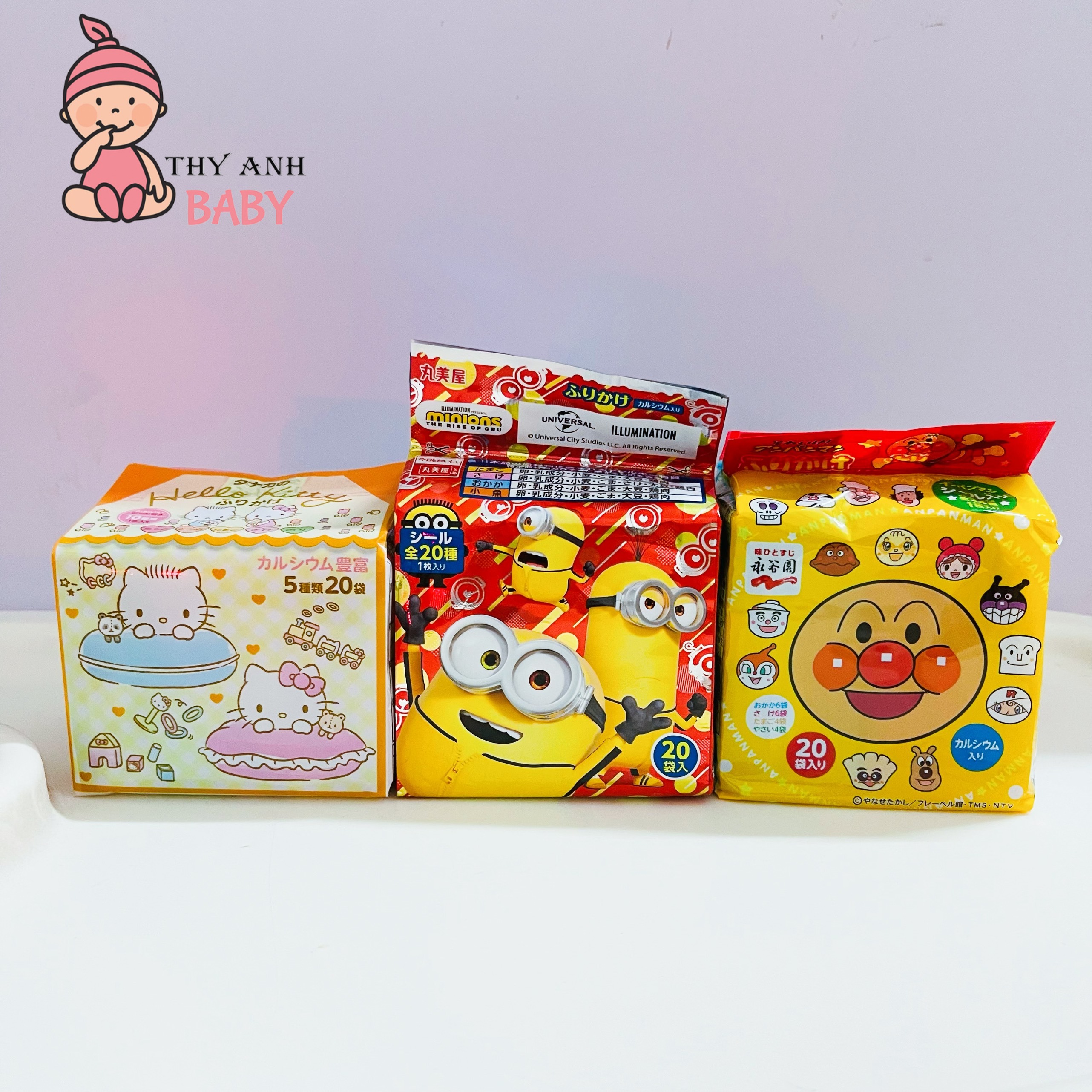 Gia vị rắc cơm thập cẩm hello kitty nhật bản cho bé