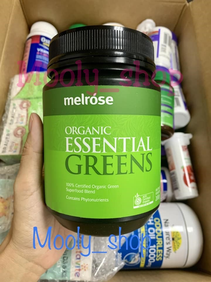 Bột diệp lục - Melrose Essential Greens 200g