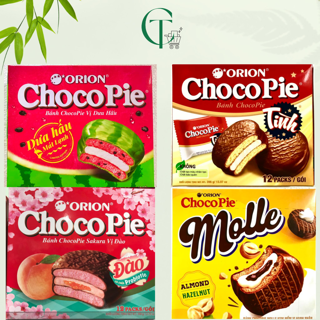 Bánh Chocopie nhiều vị hộp 12 cái