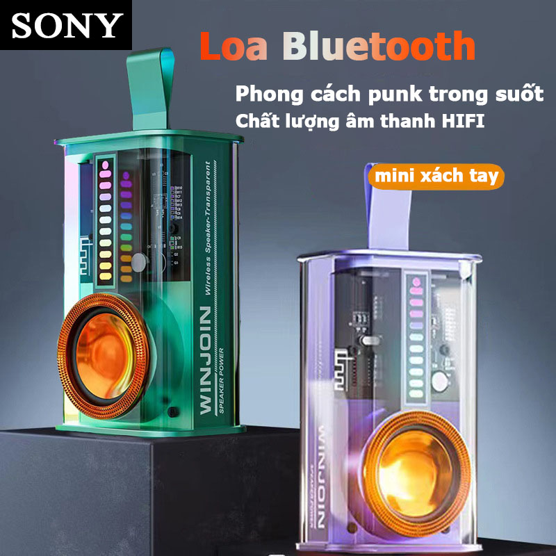 Sony Loa Bluetooth Mini Bass Mạnh Có Đèn Led,Loa bluetooth mini đa năng âm thanh vòm siêu trầm ấm