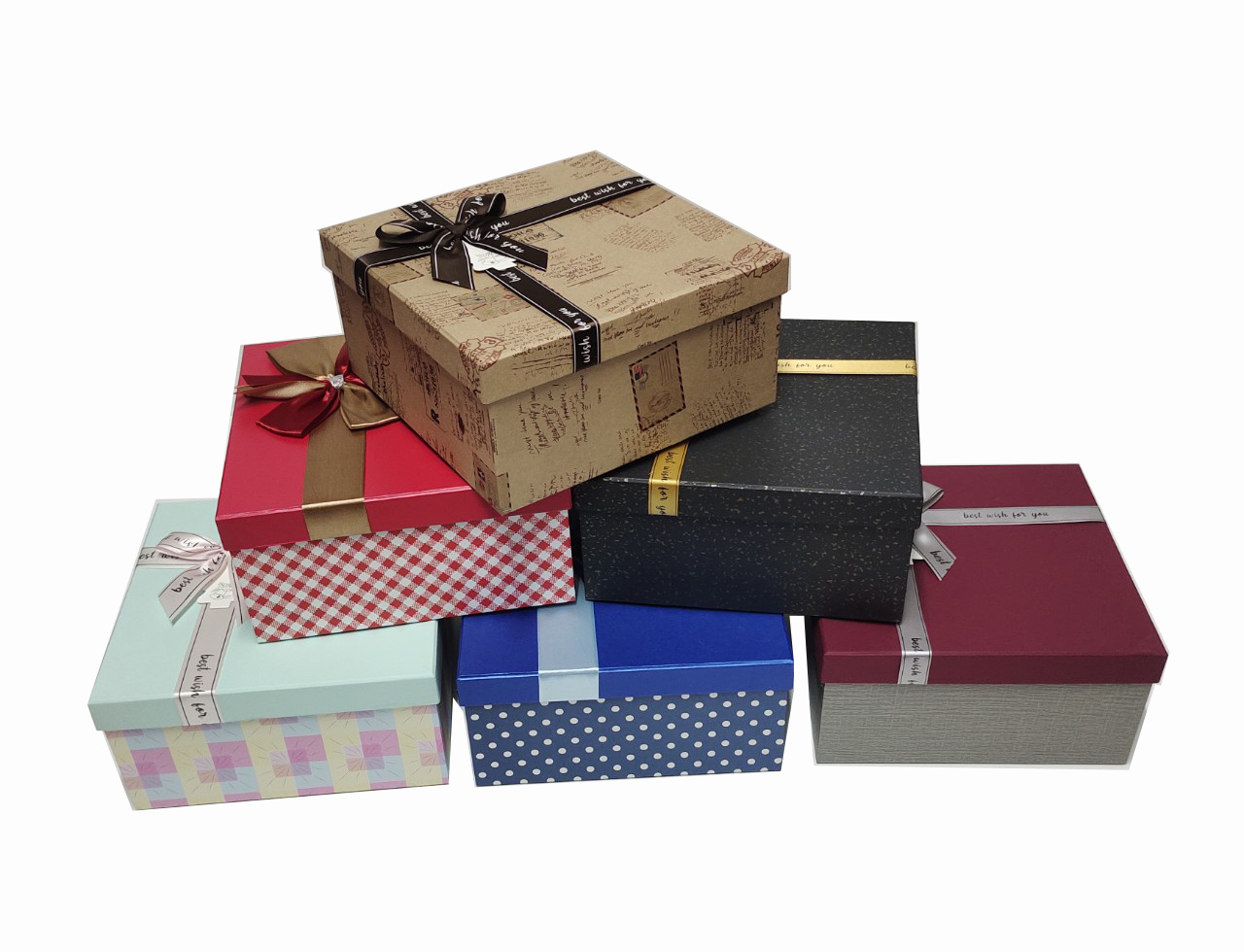 Hộp Quà Vuông Phượng Hoàng V030 - 22 x 22 x 11 cm