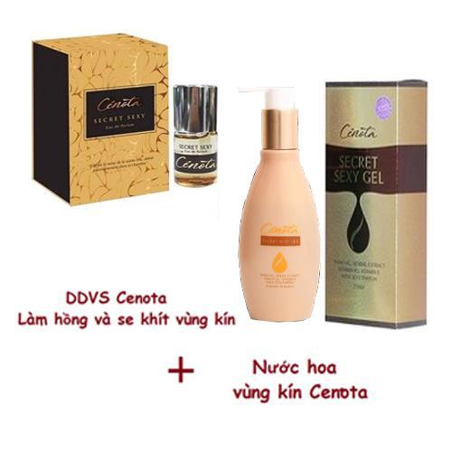 COMBO Nước Hoa Vùng Kín Cenota Secret + Dung Dịch Vệ Sinh Cenota Secret Sexy Pháp - Làm Se Khít, Hồng Thơm