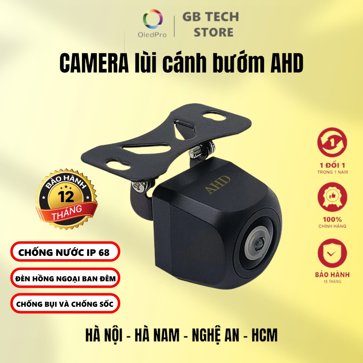 Camera lùi cánh ahd sony 720p 1080p full hd lắp dvd android ô tô hàng cao cấp