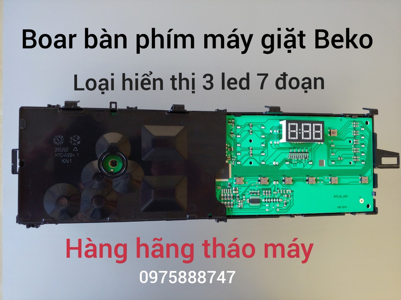 Boar hiển thị máy giặt BEKO - hàng hãng tháo máy