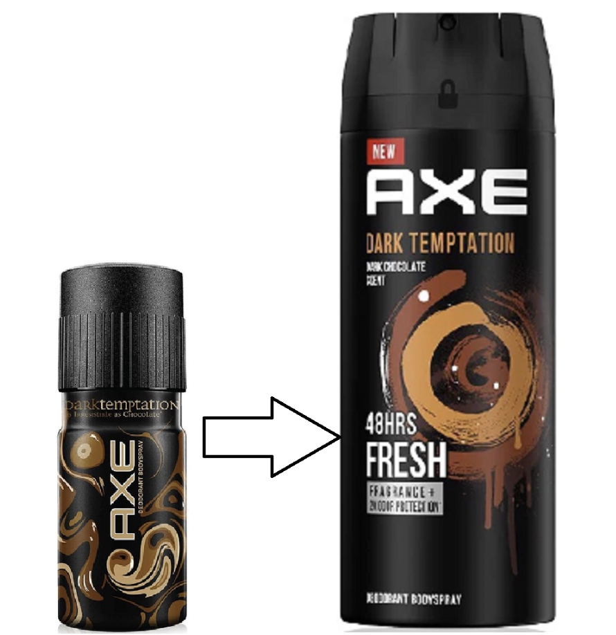 Xịt khử mùi axe 135ml dark temptation