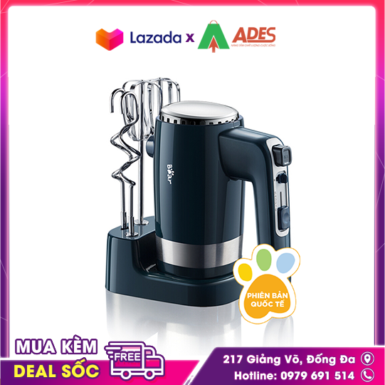 Máy đánh trứng cầm tay bear hm-b01v1 - bản quốc tế - bảo hành chính hãng 12 tháng - new 2021