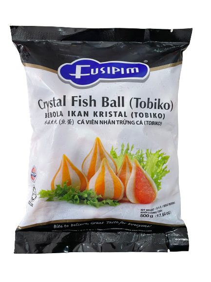 CP15. Viên thả lẩu trứng cá Tobiko Malaysia 500gr/bịch