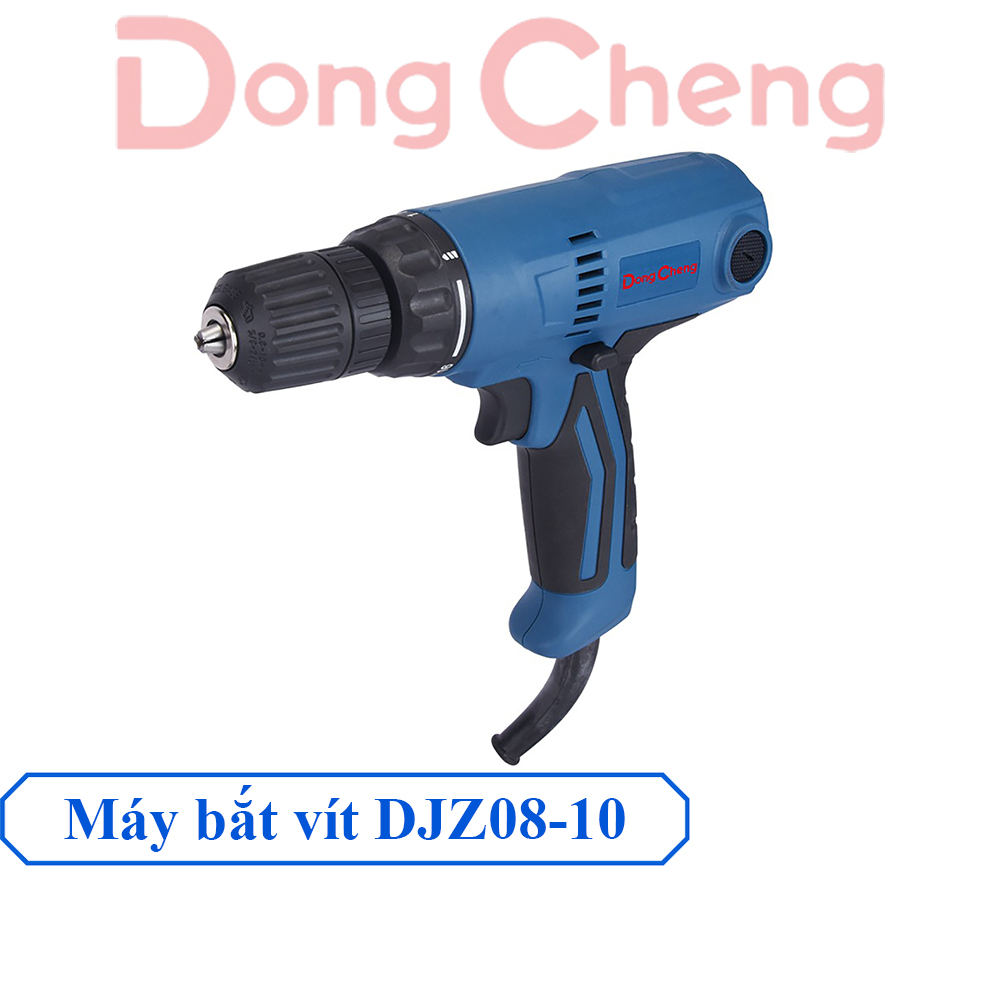 Máy khoan bắt vít cầm tay dongcheng djz08-10 bắn trần thạch cao, vặn vít bắt tôn, cửa sắt, đồ gỗ – hàng chính hãng