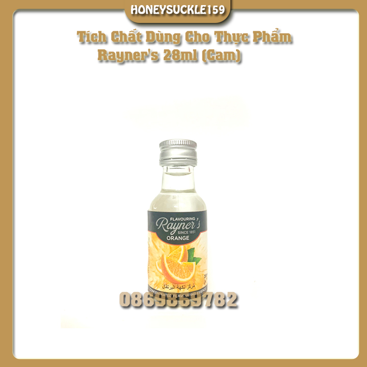Tinh Chất Dùng Cho Thực Phẩm Tạo Hương Cam Rayner's/Tinh Dầu Tạo Hương Orange Fruit Rayner's 28ml