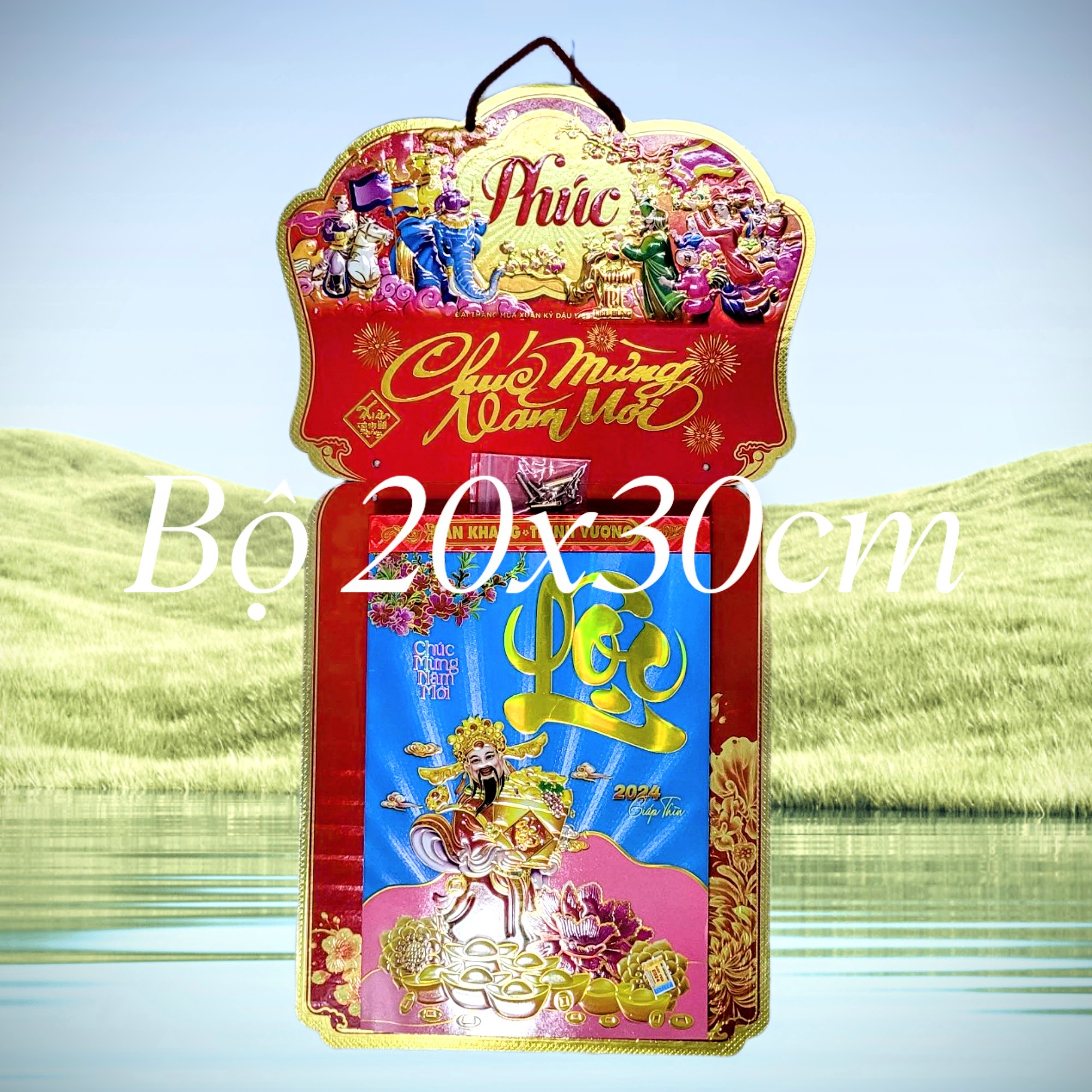 Lịch in Quảng cáo giá rẻ khổ 20x30cm chủ đề : Sắc hoa mùa xuân