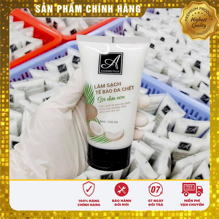 [Chính Hãng] tẩy da chết sợi dừa non A cosmetics Phương Anh