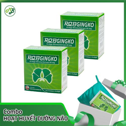 [HCM]Combo 3 hộp bổ nãotăng cường trí nhớ ROBGINGKO - Hộp 100 viên TẶNG 1 HỘP 30 VIÊN VÀ 1 ÁO MƯA DÙ CAO CẤP