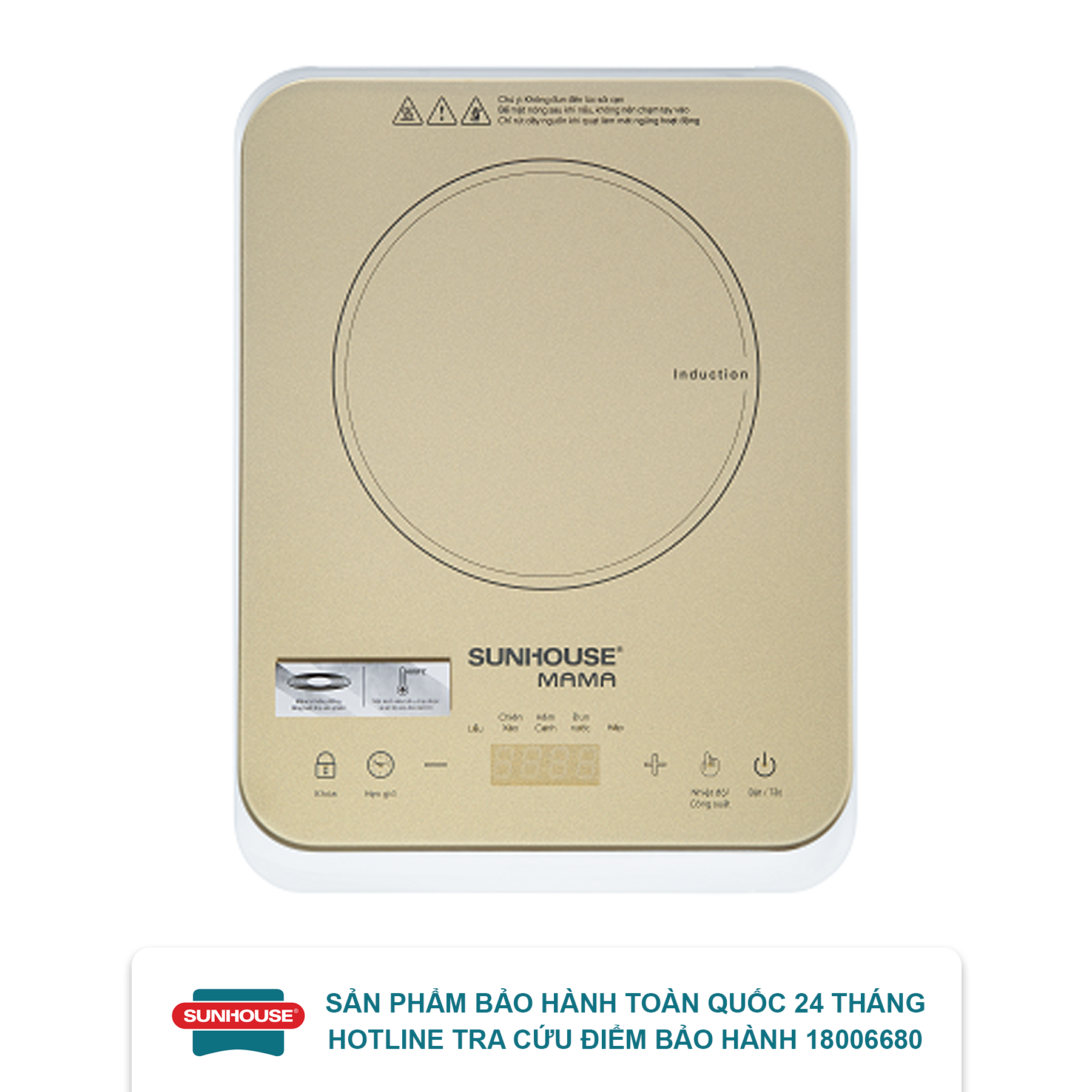 Bếp từ cảm ứng sunhouse mama shd6868