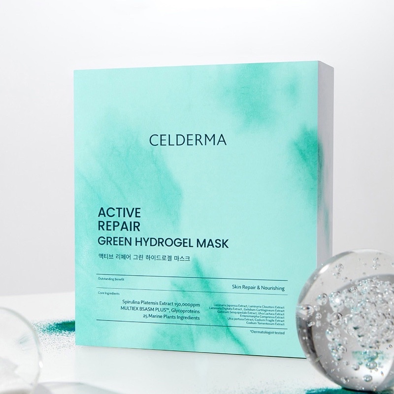 Mặt nạ thạch tảo xoắn celderma spirilina active repair
