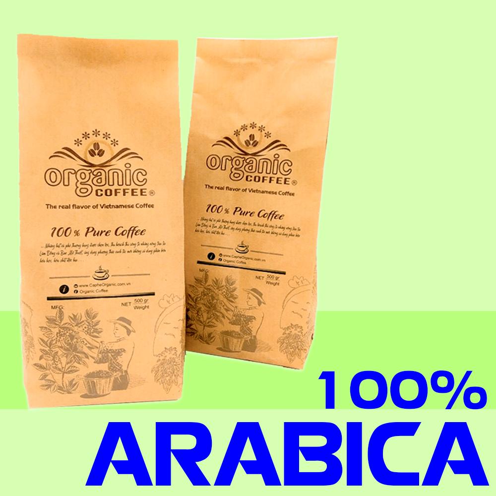 [HCM]100% Arabica Café Loại đặc biệt dành riêng cho cafe sữa - Cafe Hạt Pha Máy Espresso - Bột Pha Phin - Thương Hiệu Organic Coffee - Loại 250 Gram Cafe