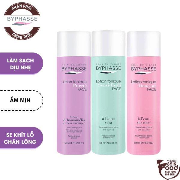 Nước hoa hồng làm sạch ẩm Mịn Da Byphasse Lotion Tonique Douceur Face 500ml