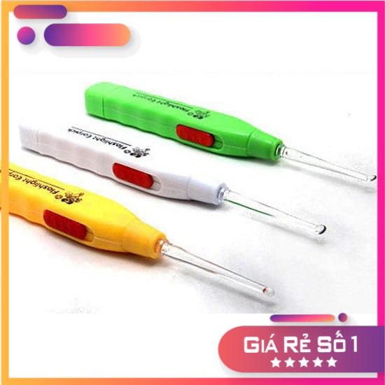 [ Khuyến mãi - Sale sốc ] Combo 2 dụng cụ lấy ráy tai phát sáng có đèn led cho bé (loại tốt) - [ Shop Hoàng Châu ]