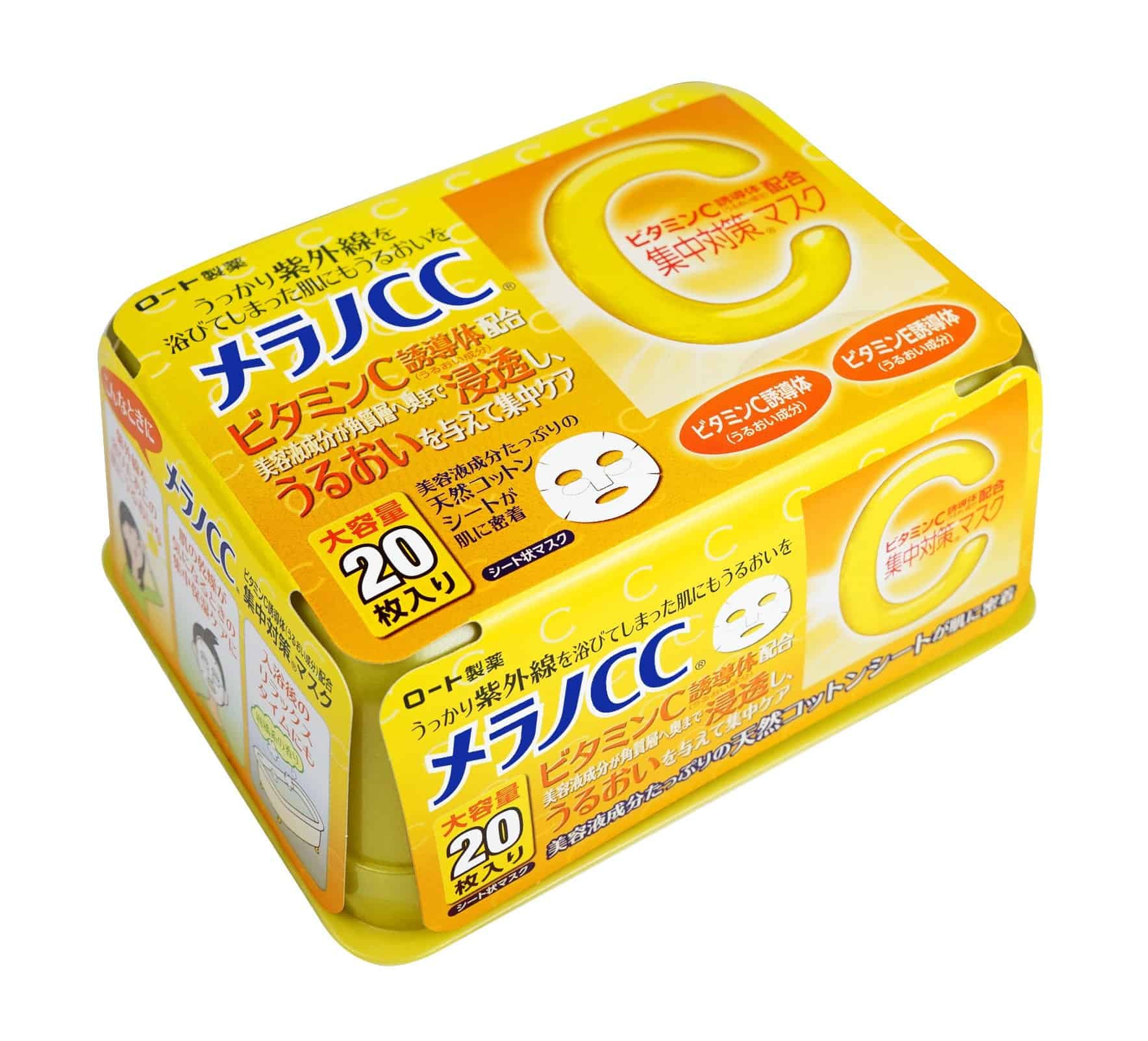 Mặt nạ Melano CC trắng da mờ vết thâm (20 miếng) - Nhật bản