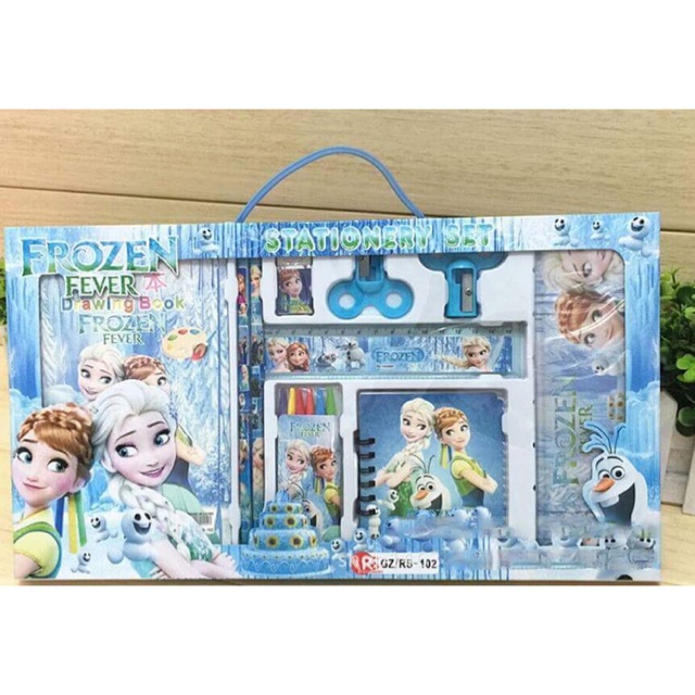 Dụng cụ học tập 10 món công chúa elsa frozen