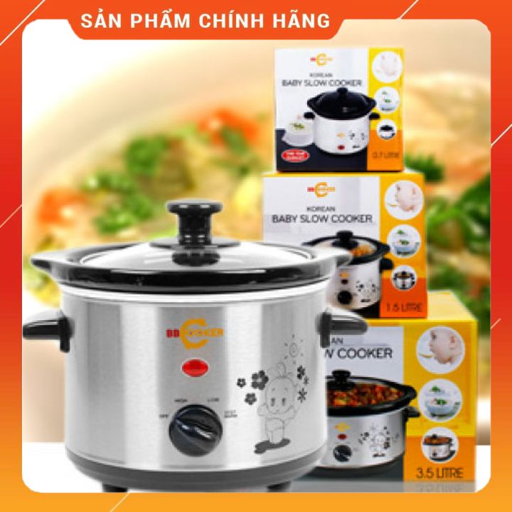 Nồi Nấu Chậm Baby Slow Cooker Hàn Quốc 1,5L