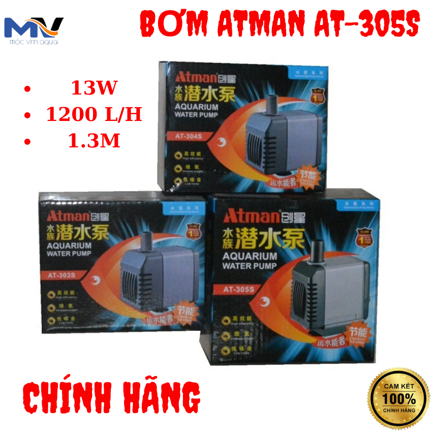 MÁY BƠM NƯỚC HỒ CÁ CẢNH ATMAN AT