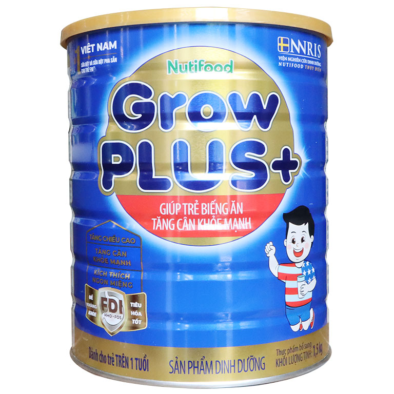 Sữa bột grow plus xanh tăng cân 1.5kg