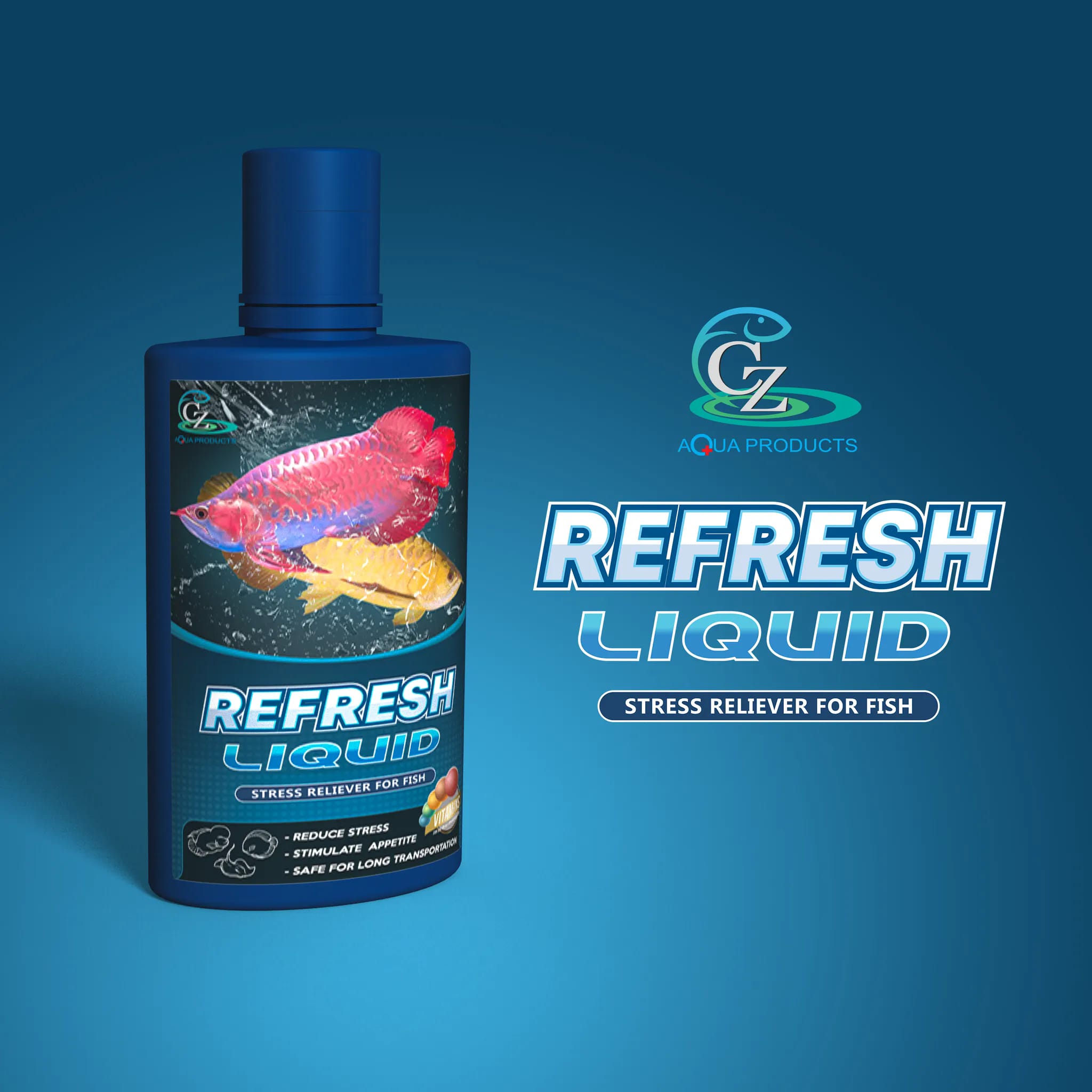 Dung dịch vitamin refresh 100ml cho cá cảnh chống stress