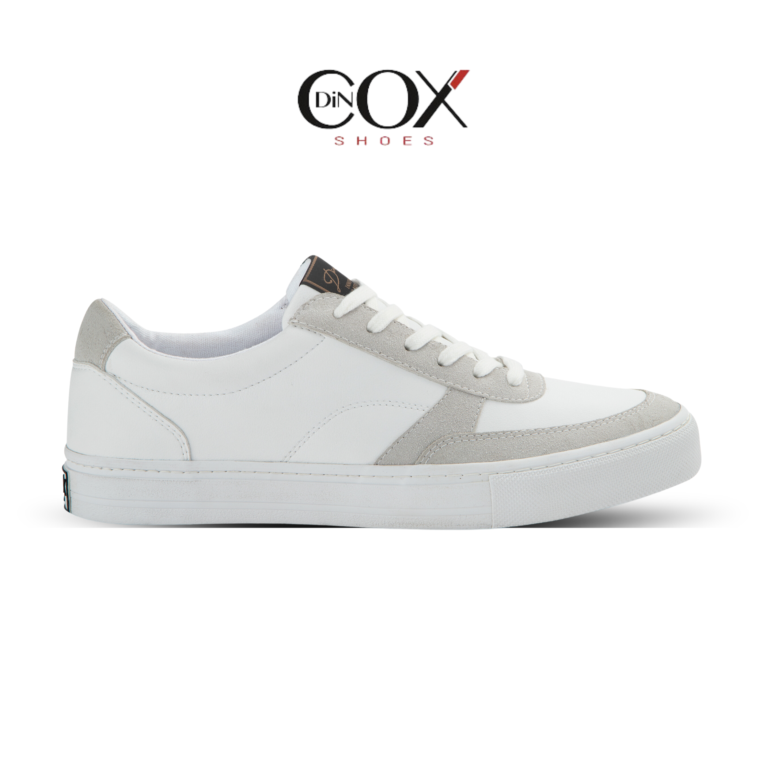 Giày Sneaker Nam Vải Canvas DINCOX E13 Off White, Chất da tổng hợp cao cấp, thiết kế Đơn Giản Thanh Lịch. Freeship max toàn quốc.