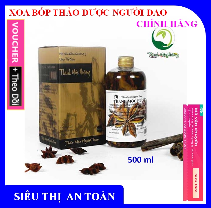 [ PHÂN PHỐI CHÍNH HÃNG GIÁ SỈ ] Xoa bóp, mỏi đau nhức xương khớp, thấp khớp, tê tay, bầm tím thảo dược Người Dao - Thanh Mộc Hương