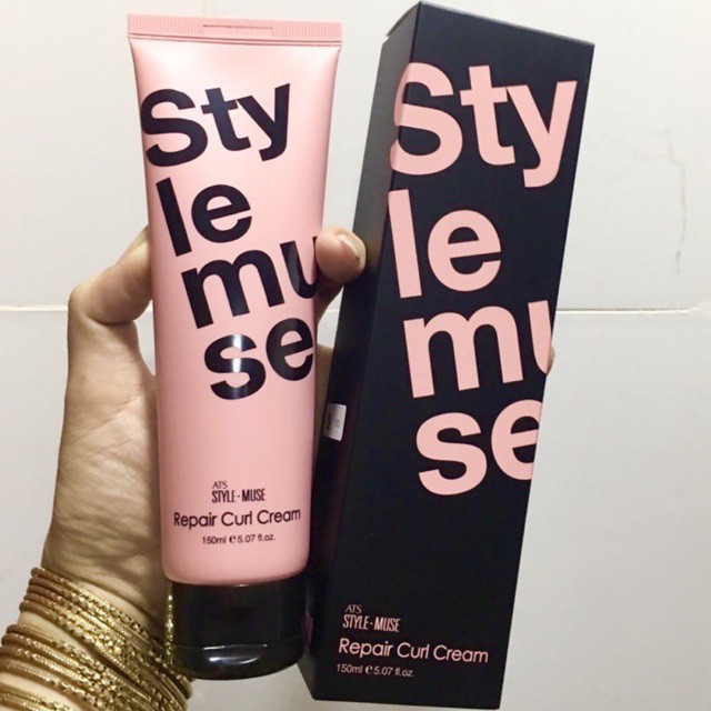  KEM TẠO KIỂU PHỤC HỒI DÀNH CHO TÓC XOĂN ATS REPAIR CURL STYLE MUSE CREAM HÀN QUỐC 150ml 