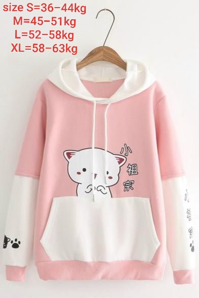 Áo Hoodie Nam Nữ Siêu Dễ Thương Phối Màu Vải Nỉ Ngoại Siêu Mềm Mịn.