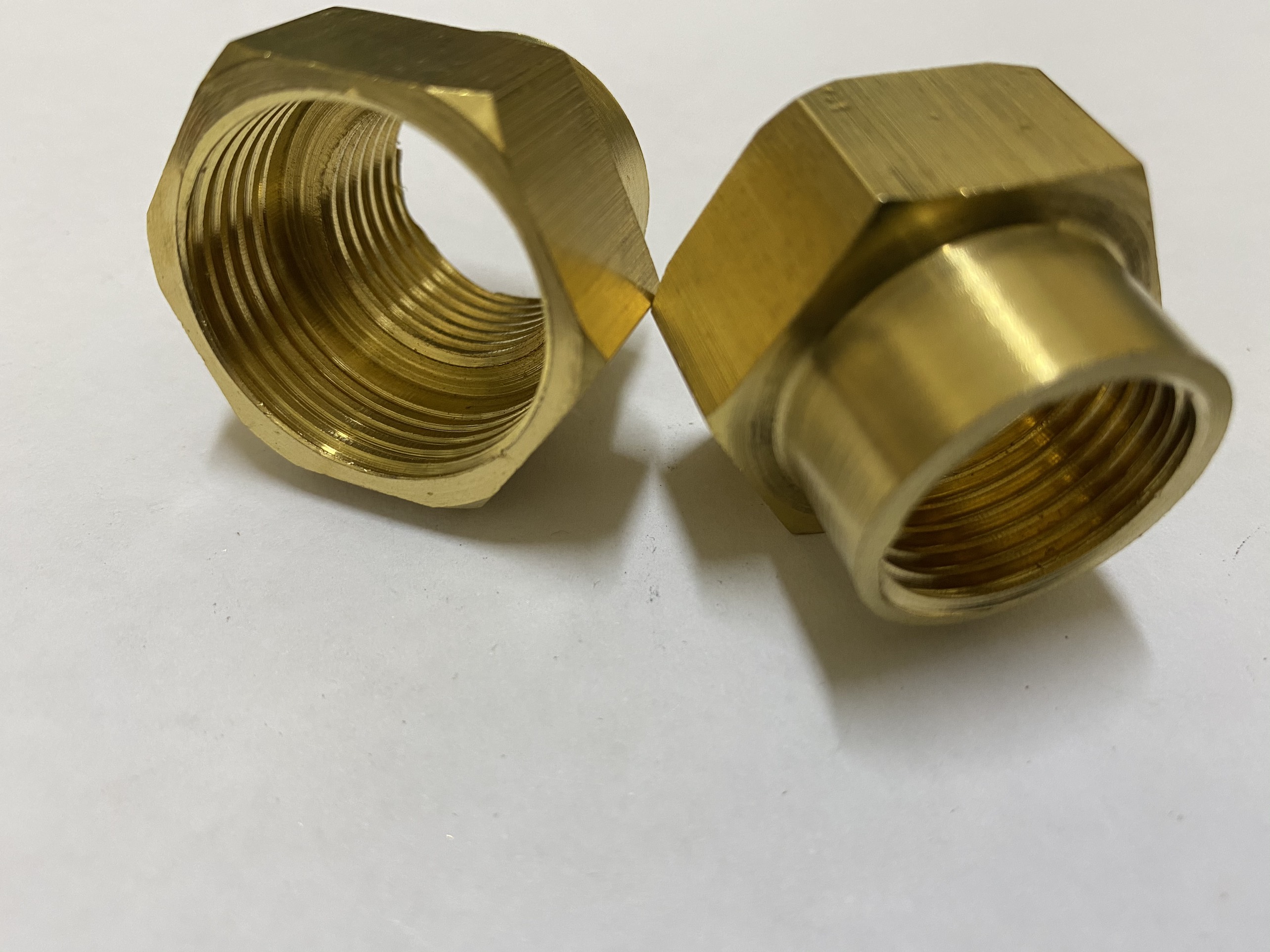 [HCM]Combo 2 nối chuyển 2 đầu ren trong từ 27 sang 21 đồng thau