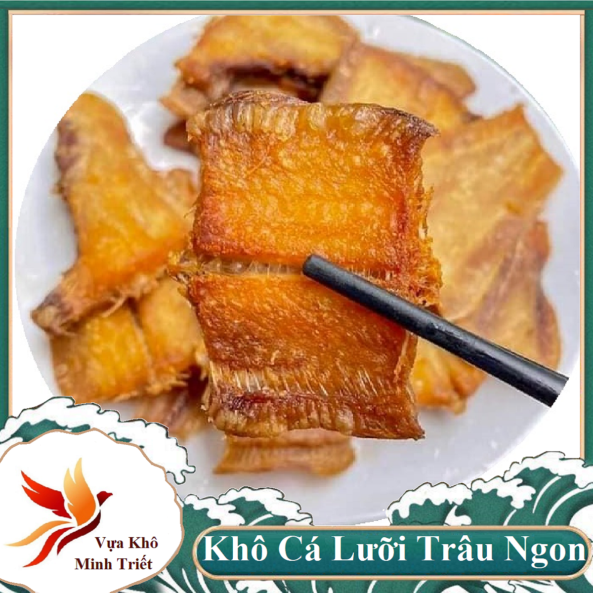 Khô cá lưỡi trâu cà mau- chiên giòn xuất sắc khô cá bơm cà mau siêu ngon- vựa khô minh triết