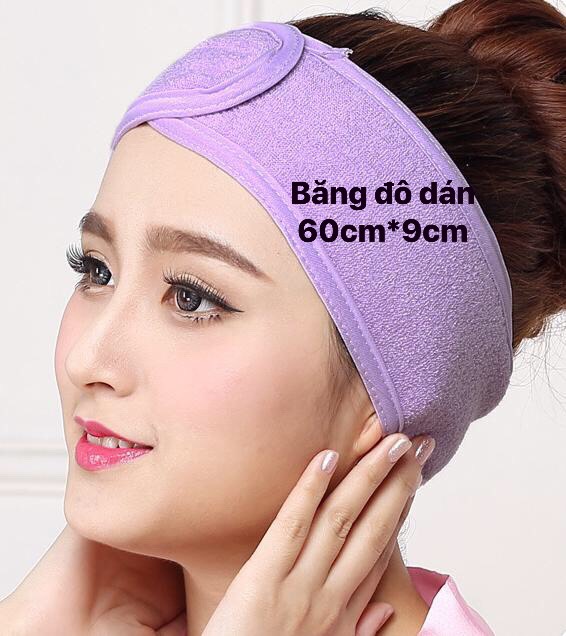 BĂNG ĐÔ DÁN CỐ ĐỊNH TÓC KHI RỬA MẶT, TRANG ĐIỂM TRONG SPA