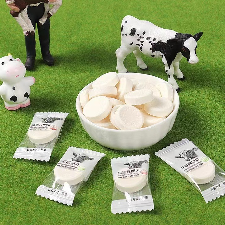 Tốt cho sức khỏe  Combo 500g Prebiotics kẹo viên nén sữa bò non Bổ sung