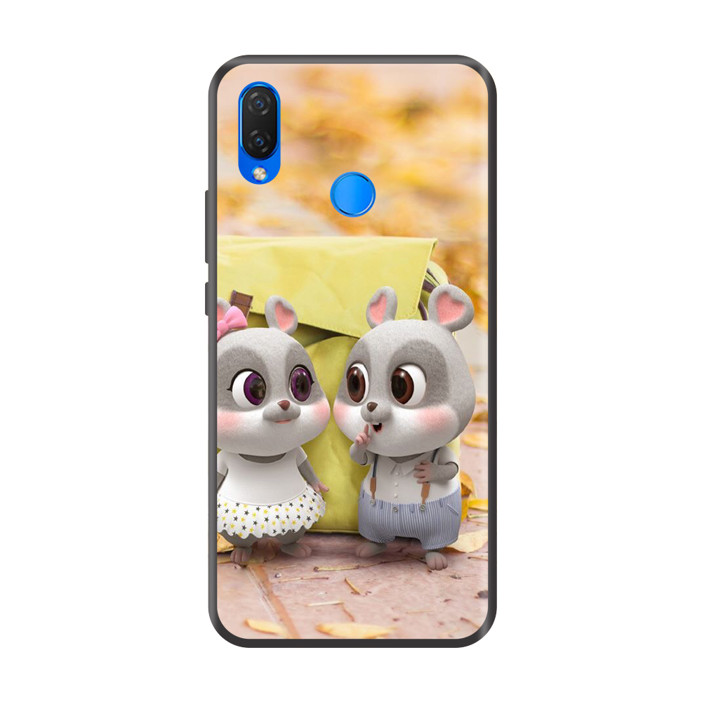 [HCM]Ốp lưng TPU viền dẻo cho điện thoại Huawei Gr5 /Gr5 2017 /Gr5 Mini /Nova 2i /Nova 3i /Nova 3e / Y6 Prime / Y7 Pro 2018 Chuột Xuân Vui Chơi