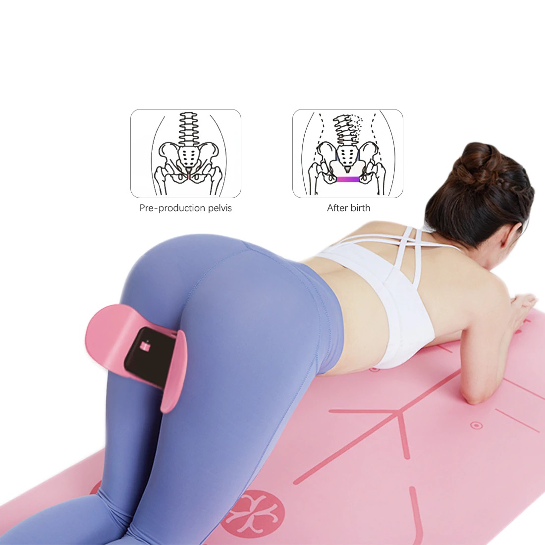 Dụng cụ tập cơ đùi, dụng cụ hỗ trợ tập yoga sporty ygw14 giúp nâng mông săn chắc đùi