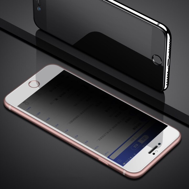 Kính cường lực iphone 7 plus, 8 plus chống nhìn trộm full màn hình