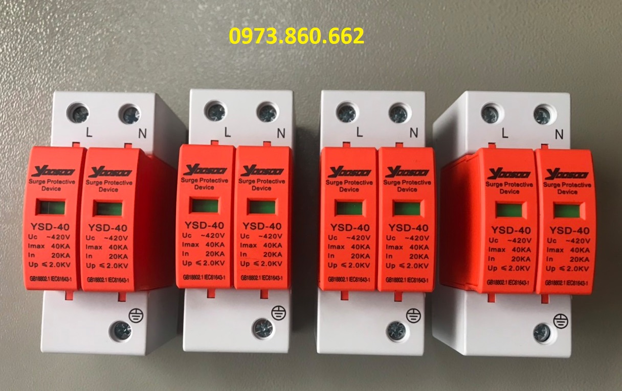Chống sét lan truyền ac 2p 40ka - 4p 40ka