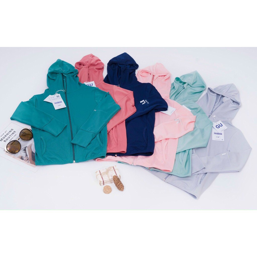 Áo chống nắng GU cao cấp cho bé TRAI, BÉ GÁI, áo khoác cho bé chất kim cương mềm mát, SIÊU THOÁNG