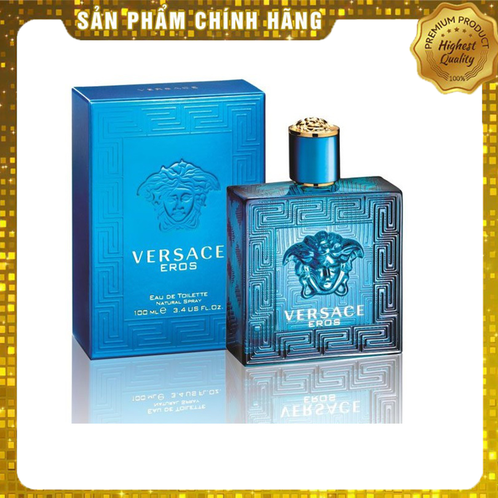 [Cao Cấp] Nước Hoa Nam VERSACE Xanh 100ML - Nam Tính, Mạnh Mẽ, Cuốn Hút [FREESHIP]