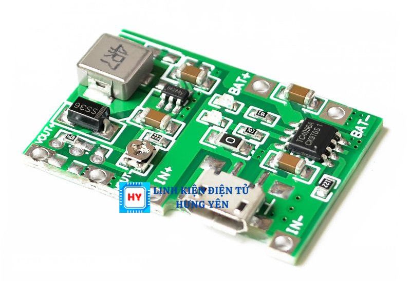 Mô-đun tích hợp sạc pin 18650 có thể điều chỉnh tăng cường dòng điện 3.7v 9v 5v 2a