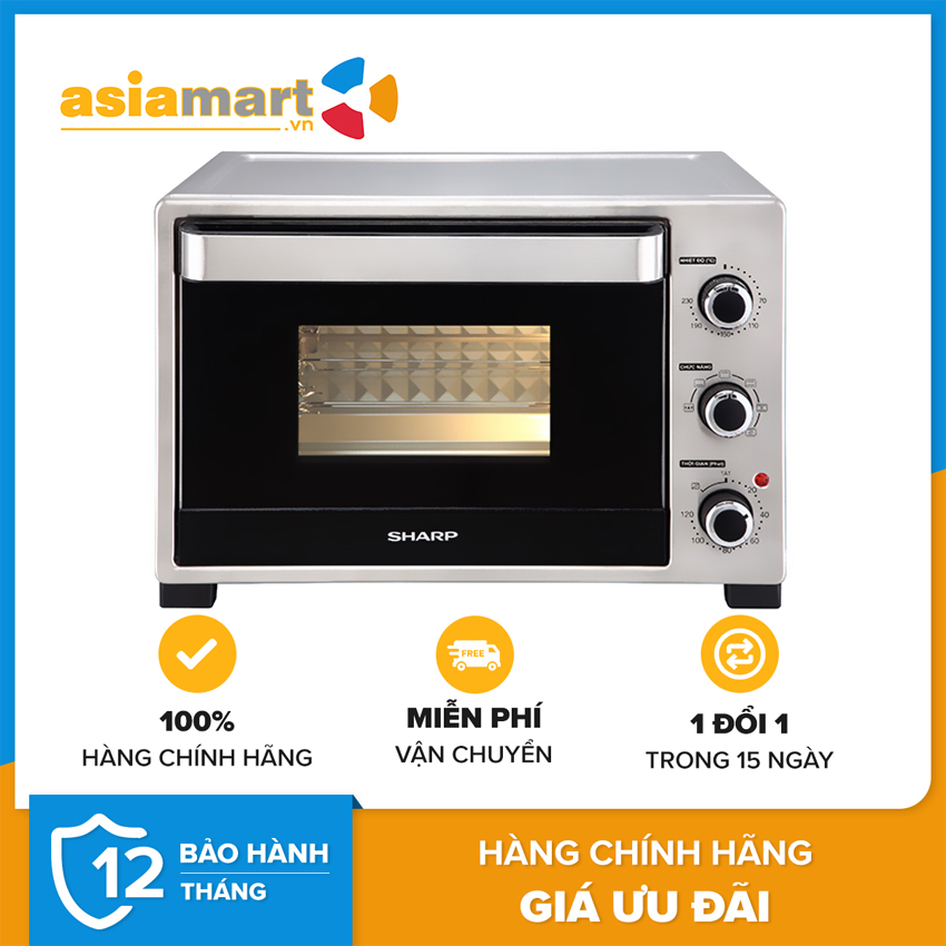 Lò nướng điện sharp eo-a323rcsv-st 32 lít