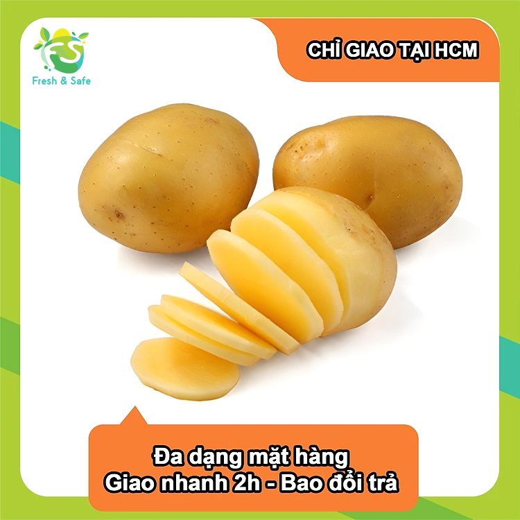 [Chỉ Giao HCM] Khoai Tây/ Potato - 2kg (sỉ)