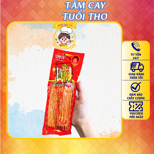 Tăm cay bé trung hoa gói mini - ăn vặt nội địa trung