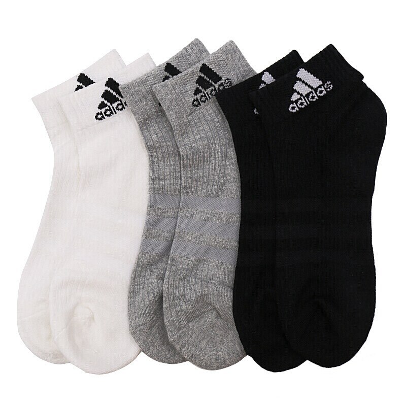 Combo 10 đôi vớ tất nam thể thao Adidas (3 màu Trắng, Xám, Đen)