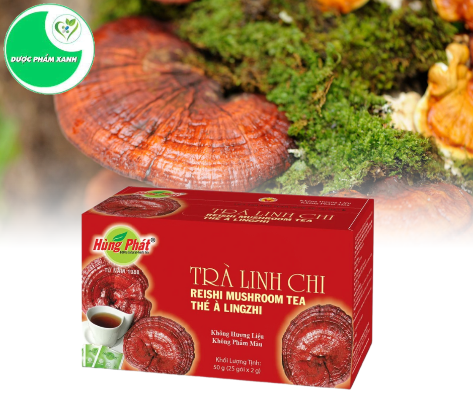 Trà linh chi - thương hiệu hùng phát