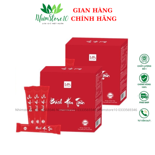 COMBO 2 HỘP BÁCH HOA TIÊN LAS BEAUTY ĐẸP DA [CHÍNH HÃNG]