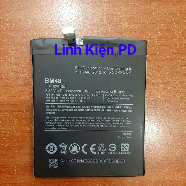 Pin xiaomi bm48 mi note 2